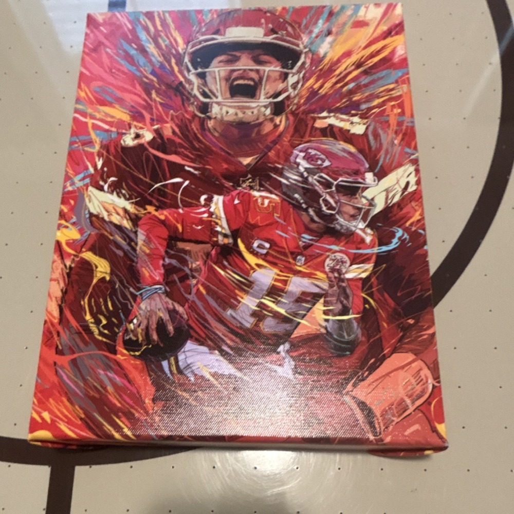 Patrick Mahomes Art Piece 12x9x1.4